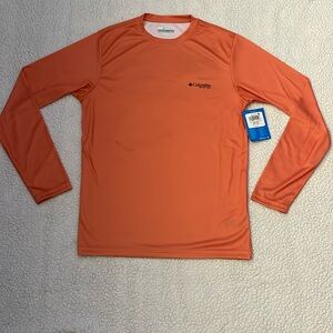 NWT Mens Columbia terminal tackle PFG fish flag long sleeve size XS